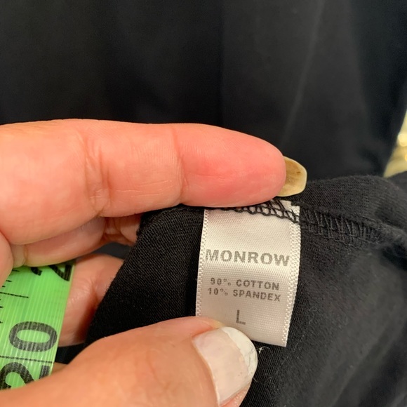 NWT Monrow black cotton sleeveless maxi dress. Size Large - Picture 3 of 4